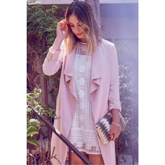 Cupcakes & Cashmere Ivory Lace Luka Shift Dress Size Medium - Picture 13 of 15